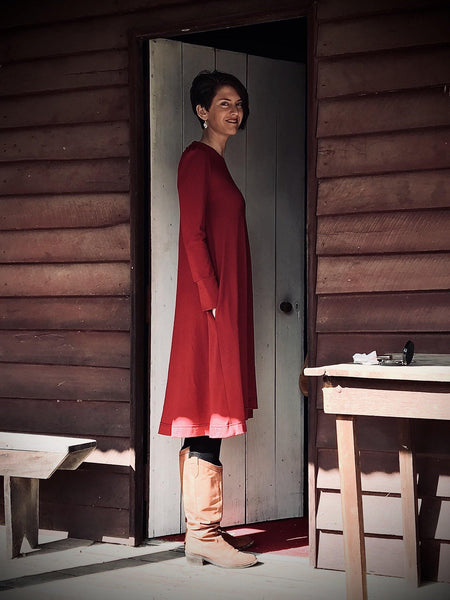 #918 Gemma RN Dress - Rural Australia Merino