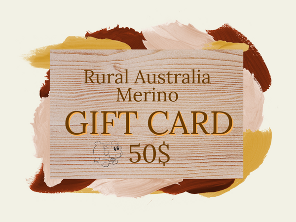Rural Australia Merino Gift Card - Rural Australia Merino