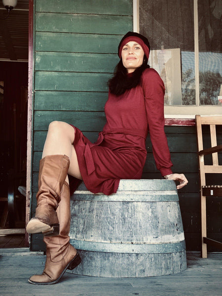 #952 Sofia OrgCott Dress - Rural Australia Merino